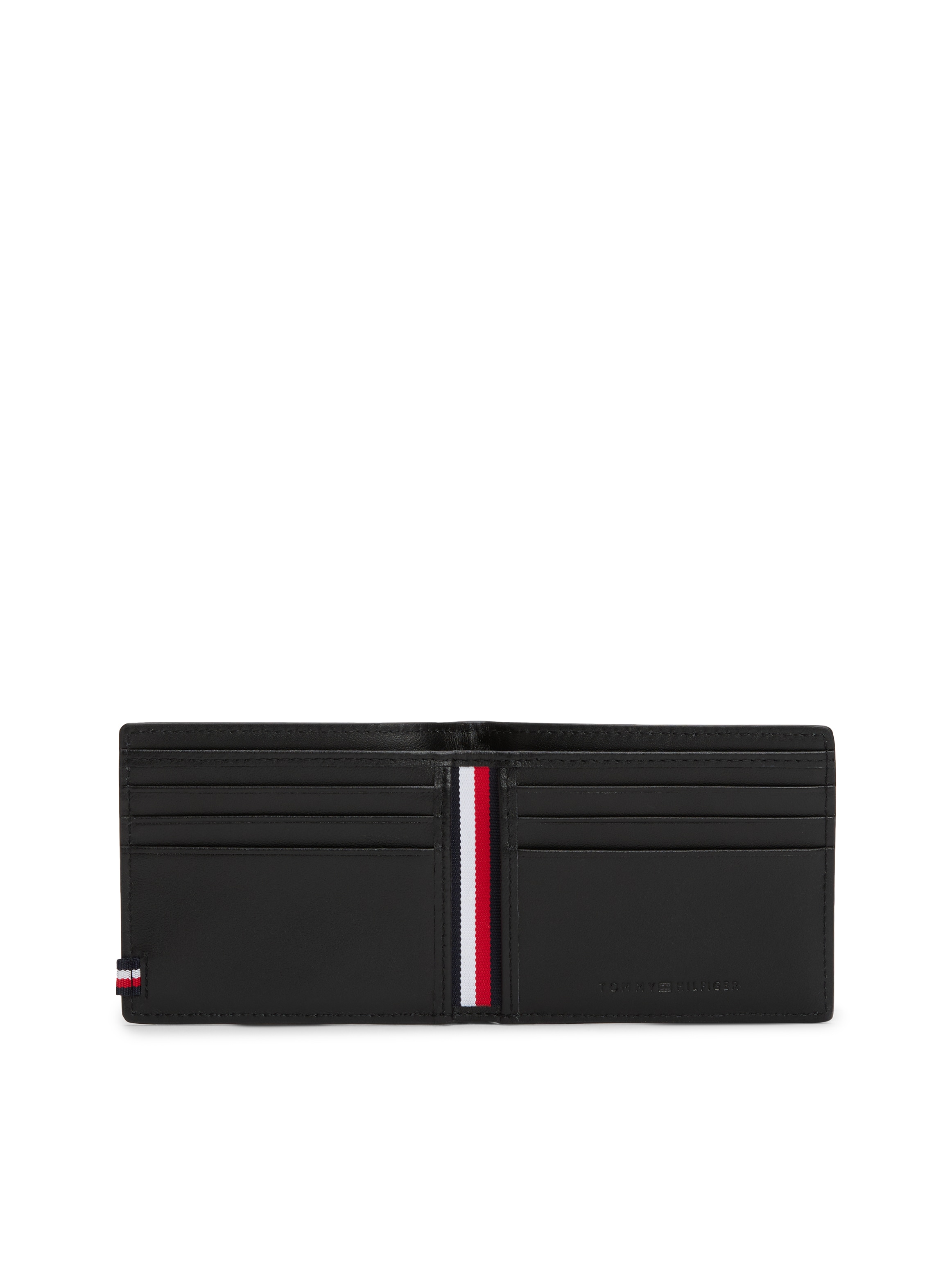 Tommy Hilfiger Geldbörse »TH FOUNDATION MINI CC WALLET«, Men Geldbeutel, Portemonnaie mit edlem Logoschriftzug