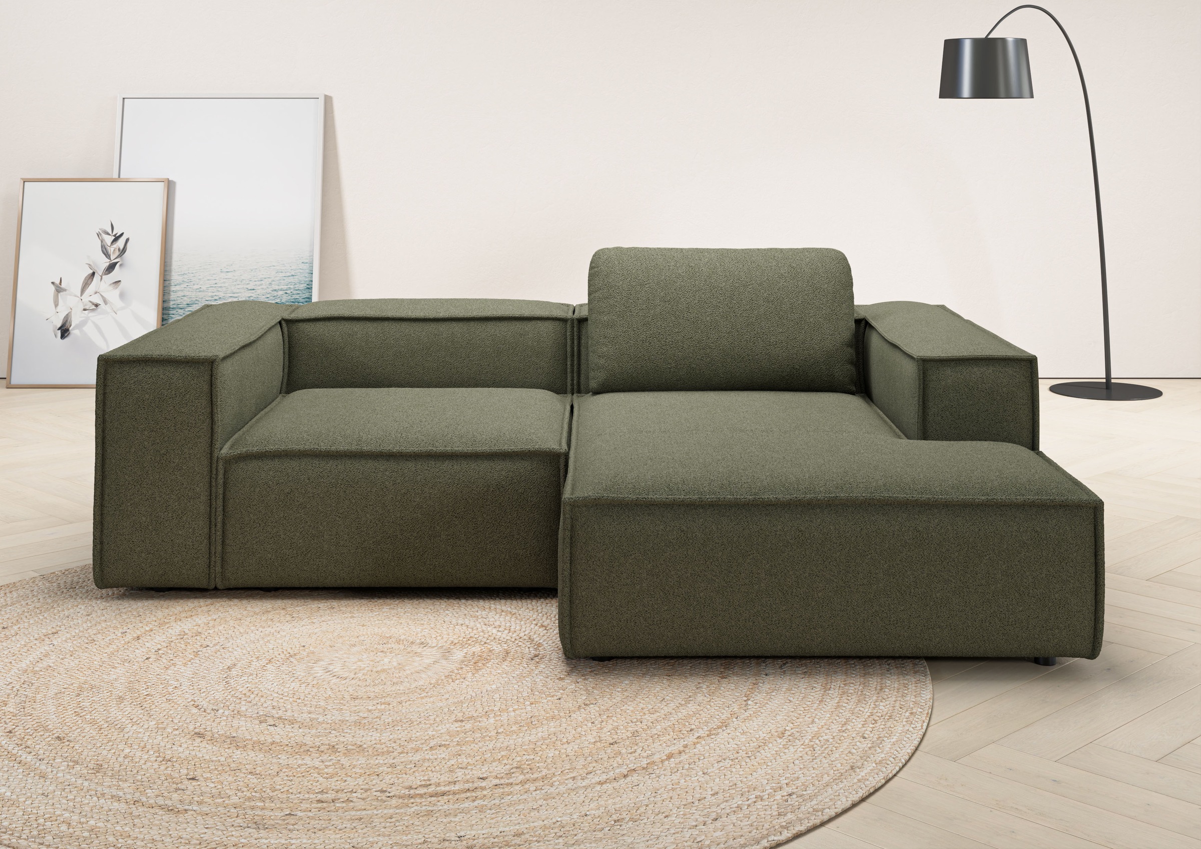 Places of Style Ecksofa »Watertown, kompakte L-Form, 246 cm breite für klei günstig online kaufen