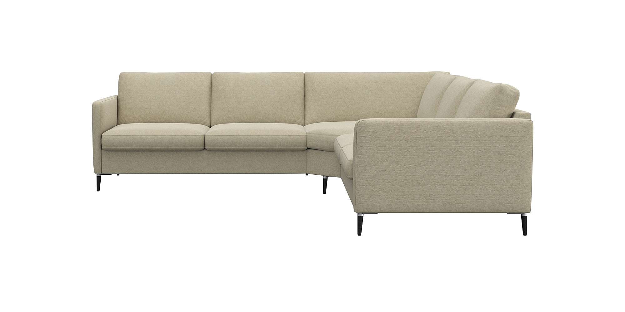 FLEXLUX Ecksofa "Fiore, gleichschenklig, super Sitzkomfort durch Kaltschaum günstig online kaufen