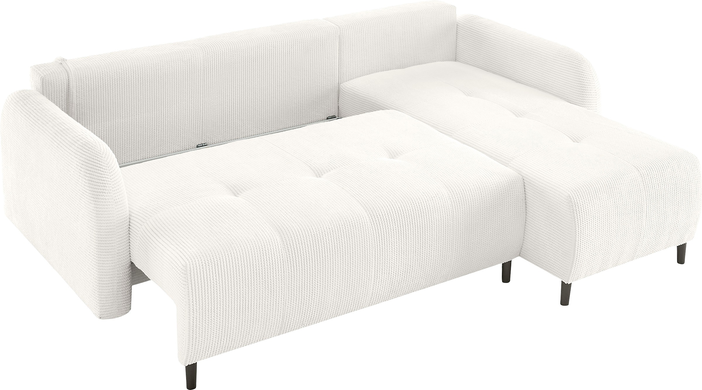 Leonique Ecksofa »BLAISE«, mit Bett-Funktion (Liegefläche 140/200 cm), Zier- und Rückenkissen