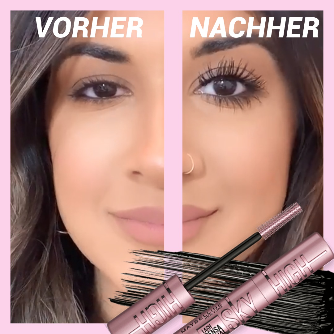 MAYBELLINE NEW YORK Mascara »Lash Sensational Sky High DP« mit kosmisch schwarzem Effekt