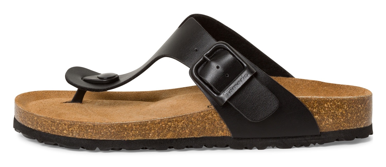 Tamaris Zehentrenner »CORRA«, Sommerschuh, Schlappen mit angenehmen Zehensteg