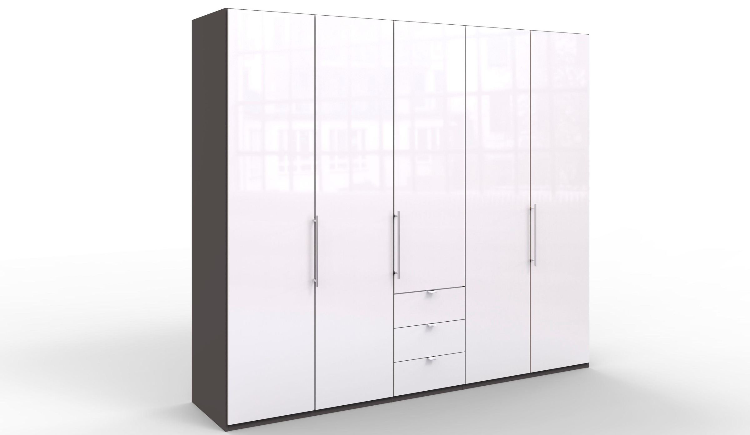 WIEMANN Kleiderschrank »Loft«, Glasfront
