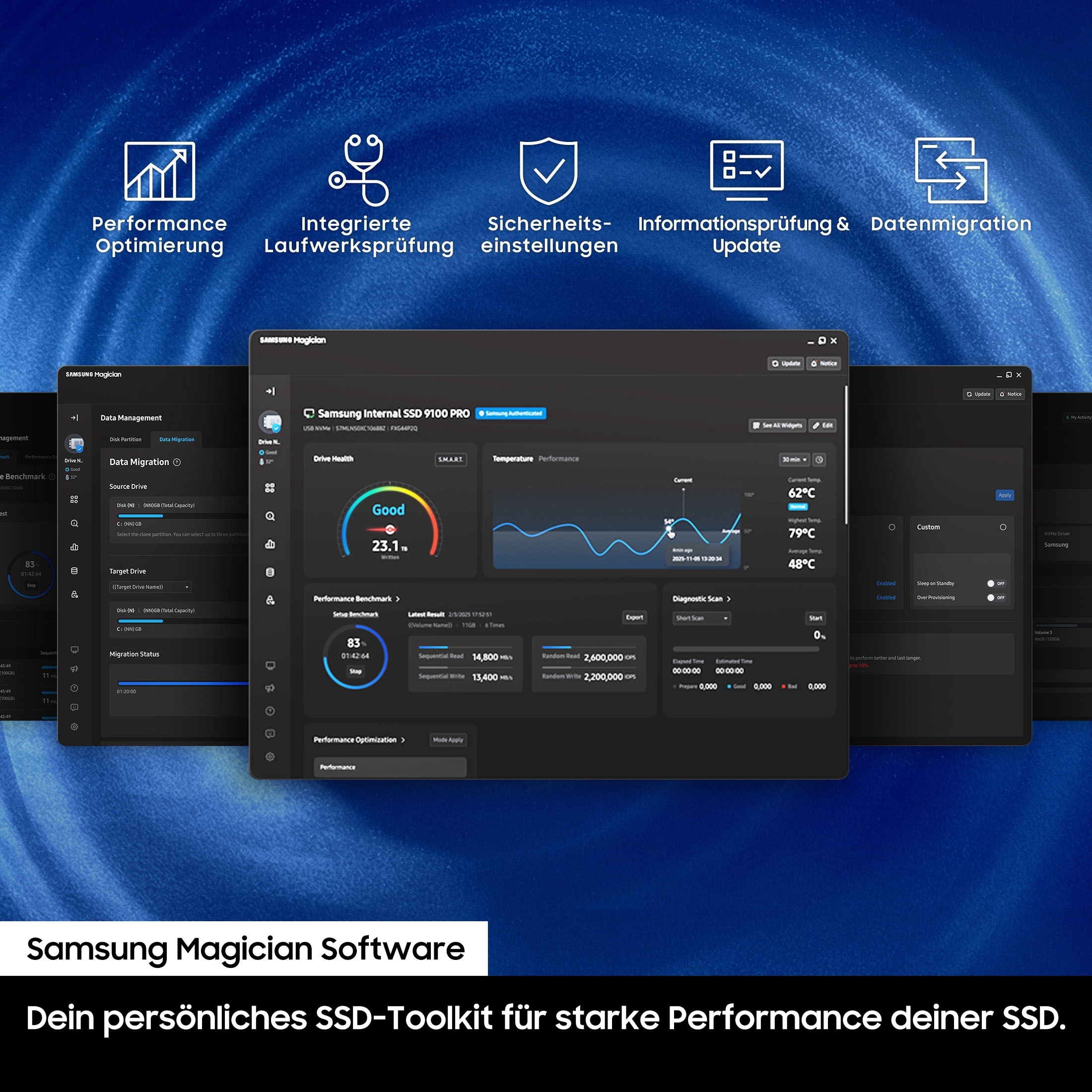 Samsung interne SSD »990 PCIe 4.0x4 NVMe M.2« 1 TB