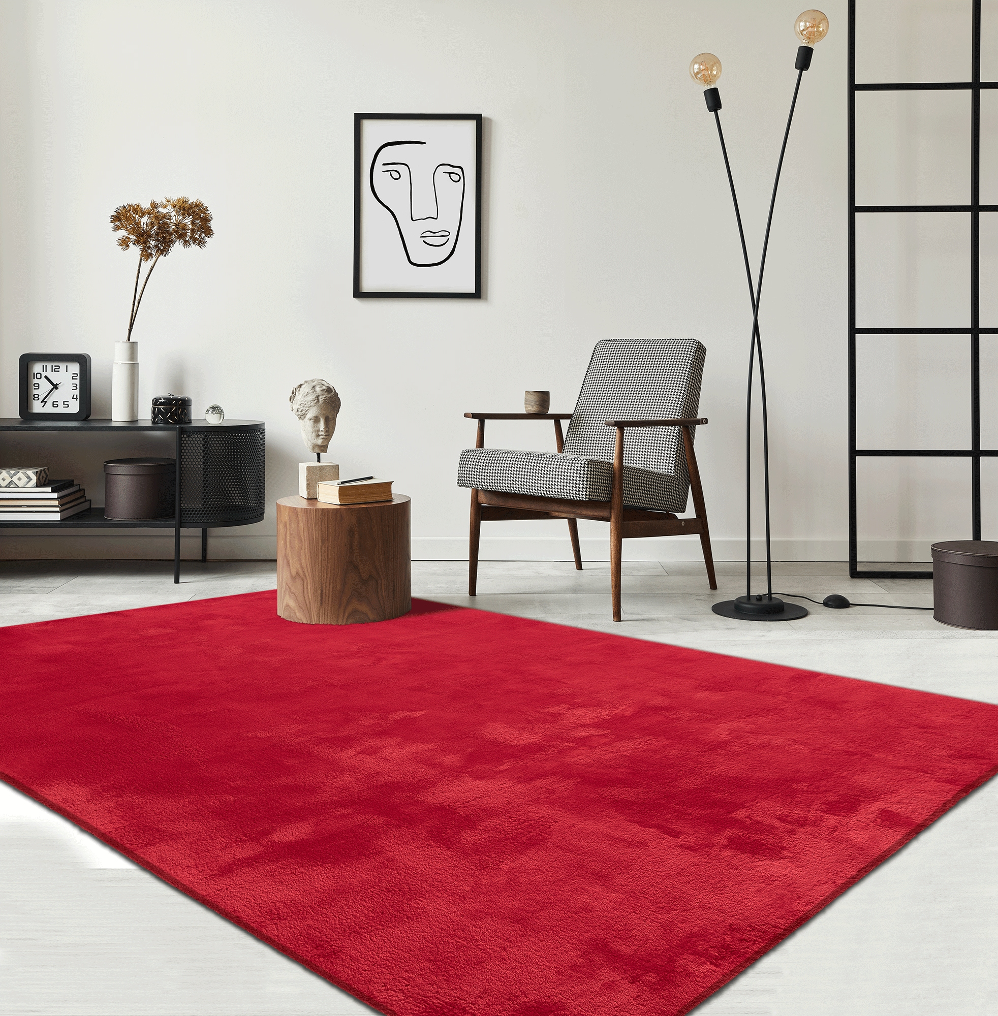 the carpet Teppich »Relax«, rechteckig, 16 mm Höhe, waschbarer Wohnzimmer T günstig online kaufen