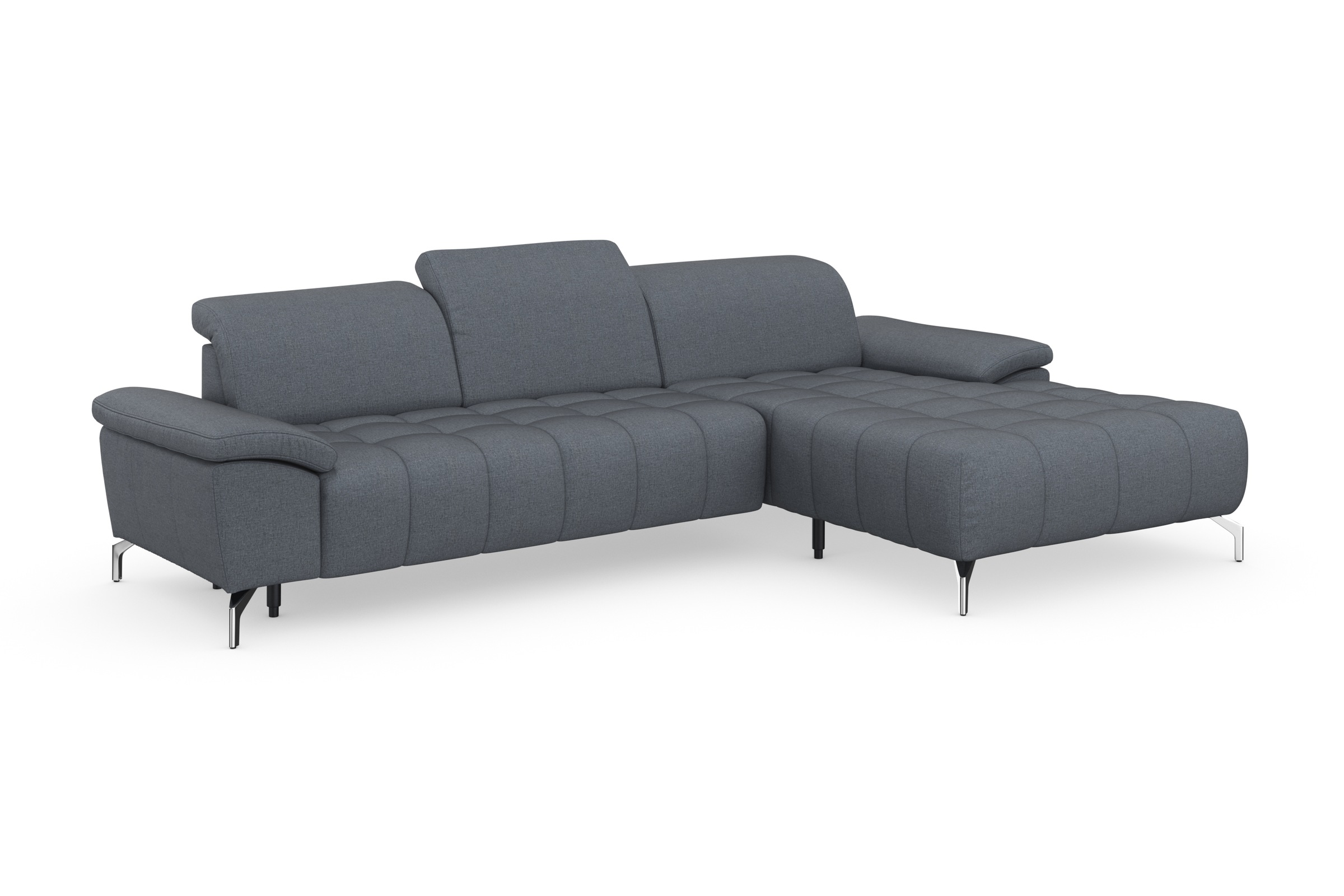 sit&more Ecksofa »Cool L-Form«, wahlweise mit Kopfteilverstellung und Vorziehsitz, motorisch