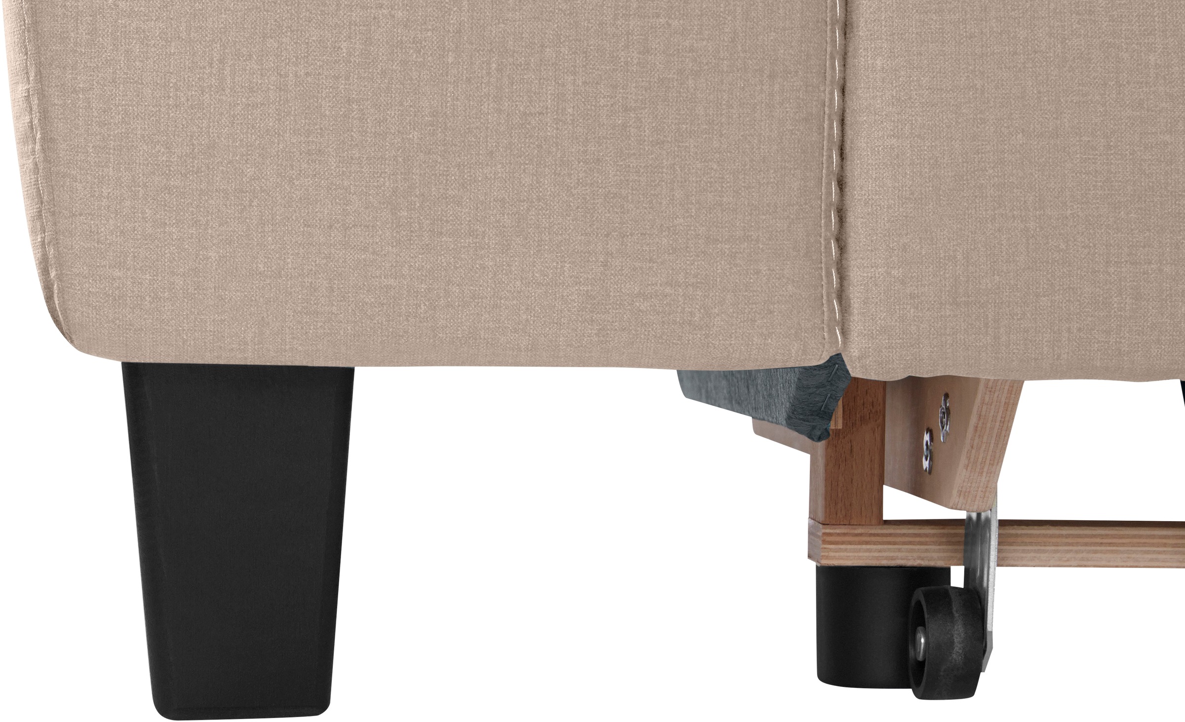 COTTA Ecksofa »Morven L-Form mit Kopfteilverstellung«, wahlweise mit Bettfunktion, Bettkasten & Wireless-Charger
