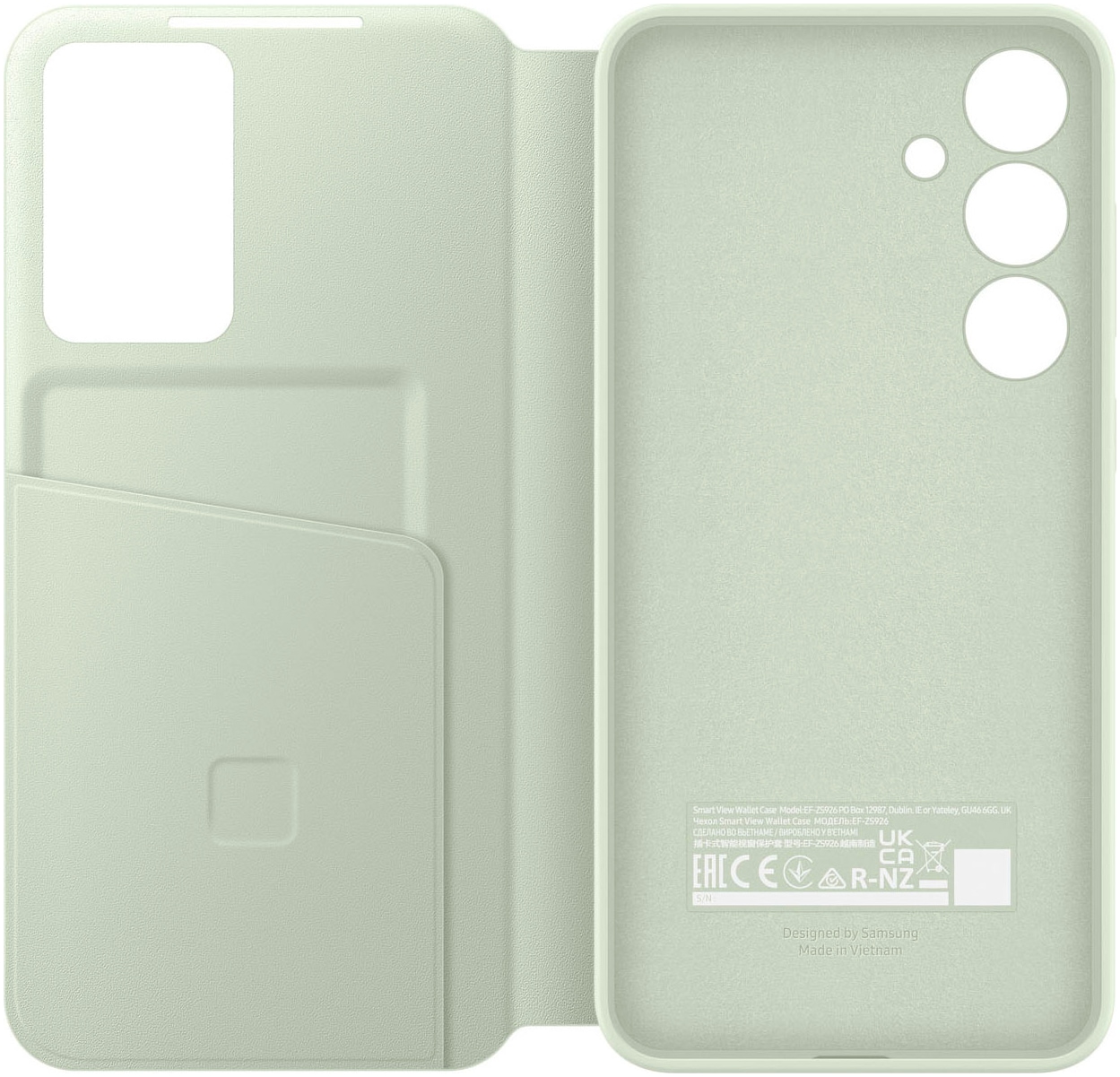Samsung Handyhülle »Smart View Wallet Case für Samsung Galaxy S24+«, Schutz, griffig und stylisch