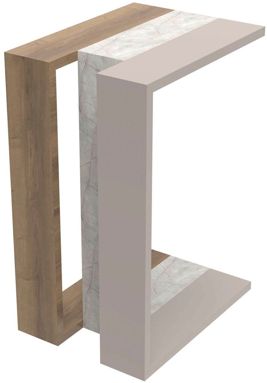 Decortie Beistelltisch »MUJU BEISTELLTISCH«, (Packung, 1 St.), Leichte Montage, Lagerung, Platzsparend