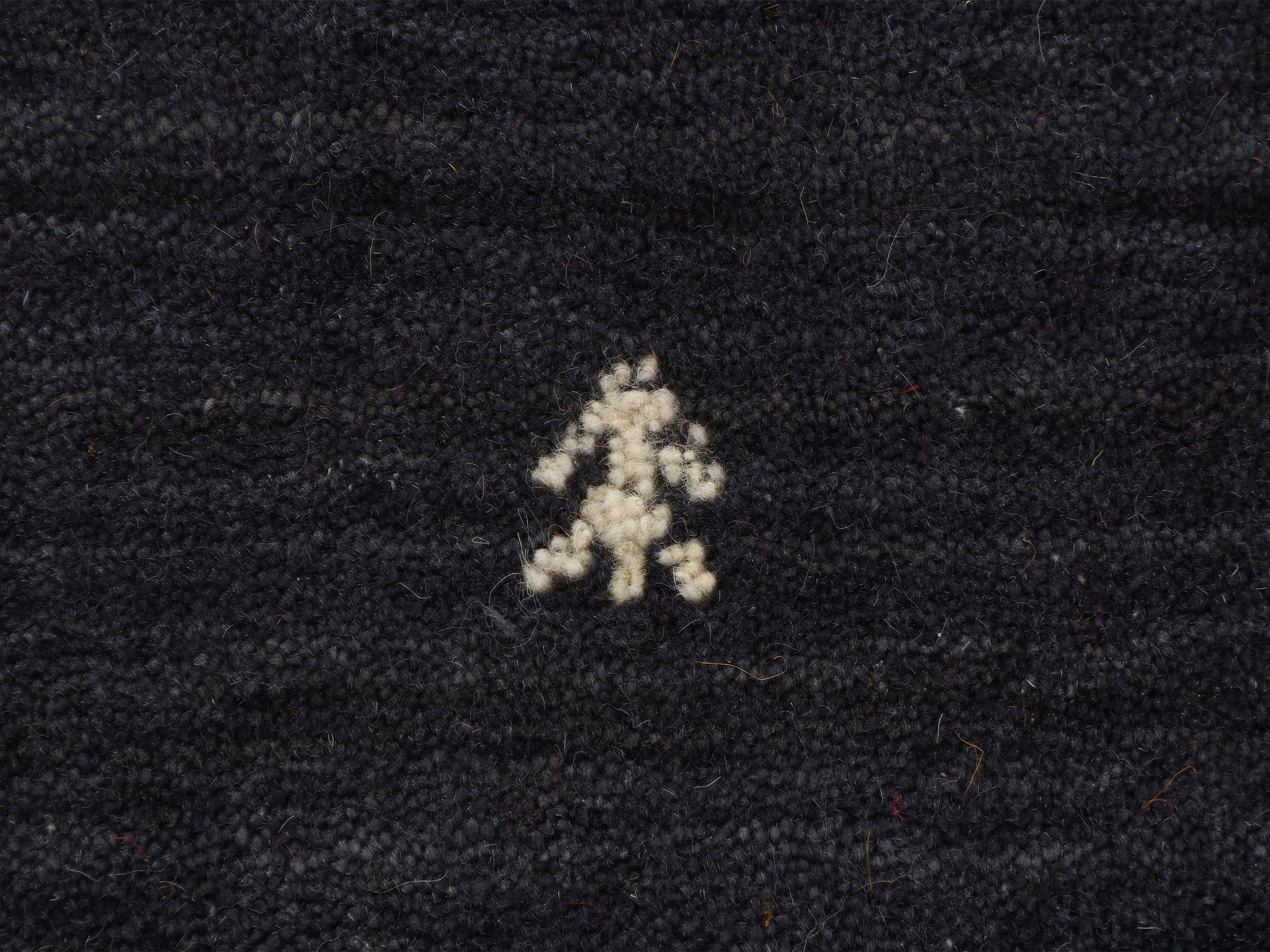 carpetfine Wollteppich »Gabbeh Uni, auch als Läufer erhältlich«, rechteckig, 15 mm Höhe, reine Wolle, handgewebt, Gabbeh Loom Tiermotiv, große Farbauswahl
