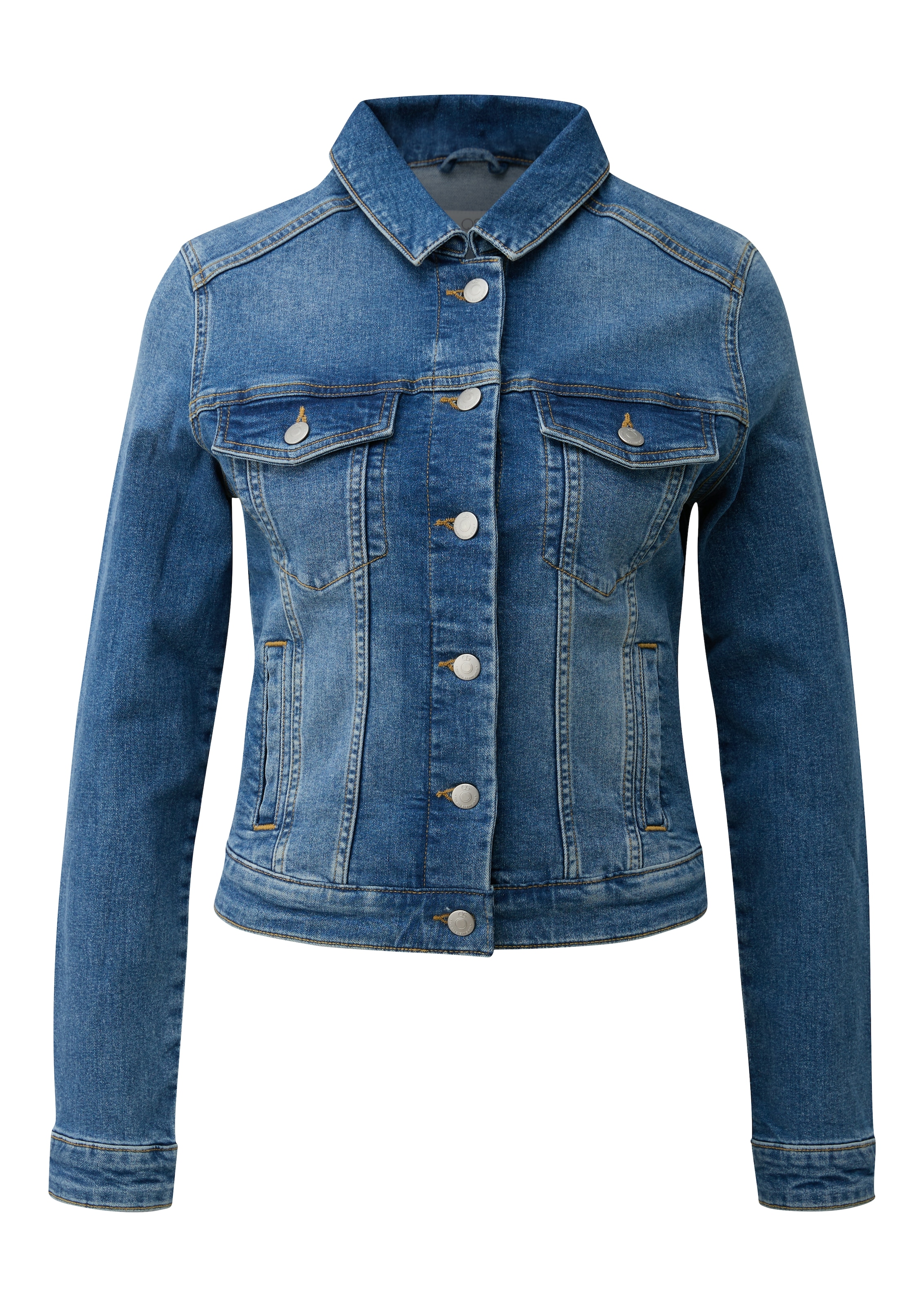 QS Jackenblazer mit Knopfleiste und Stretch