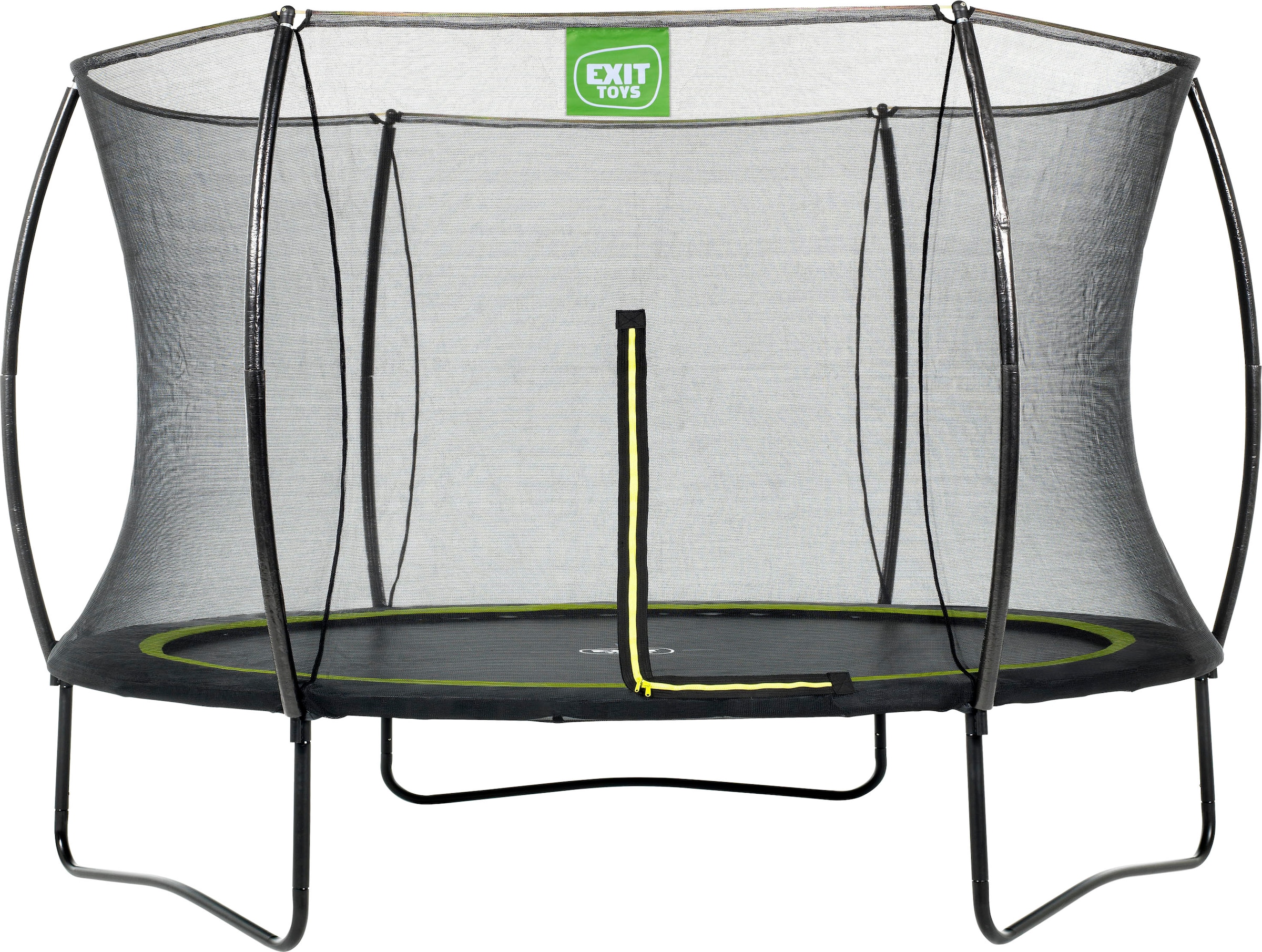 EXIT Gartentrampolin »Silhouette« Ø 305 cm mit Sicherheitsnetz schwarz Ø 305cm