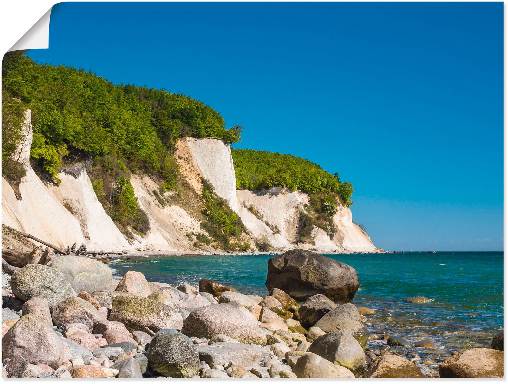 Artland Wandbild »Ostseeküste auf der Insel Rügen«, Küste, (1 St.), als Leinwandbild, Wandaufkleber oder Poster in versch. Größen