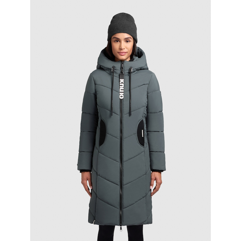 KHUJO Steppmantel »ARIBAY4 LIGHT« FOAM GREEN L (40) L (40) Der lange Steppmantel ARIBAY4 LIGHT von khujo überzeugt mit urbanem Charakter