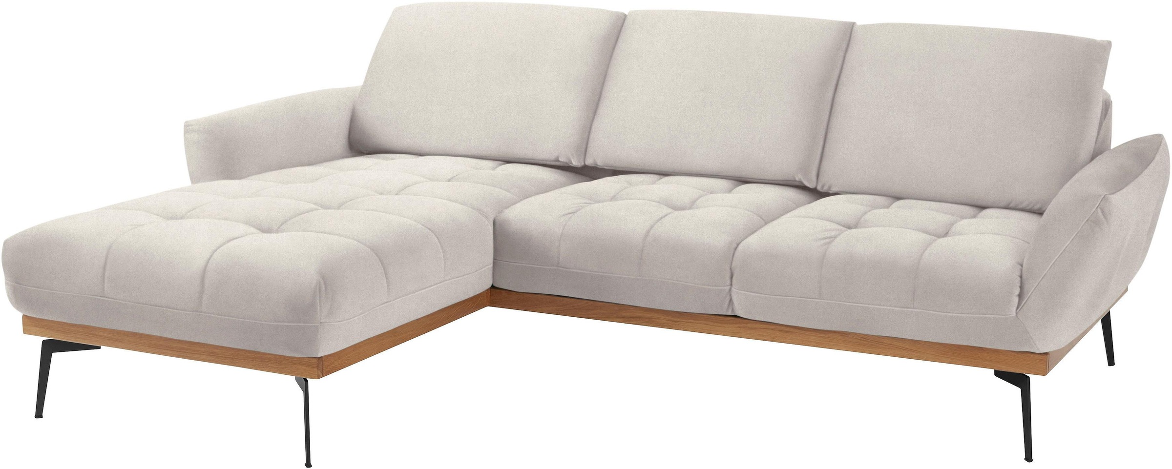 exxpo - sofa fashion Ecksofa »Palic, inkl. Rückenverstellung, bequem, elega günstig online kaufen