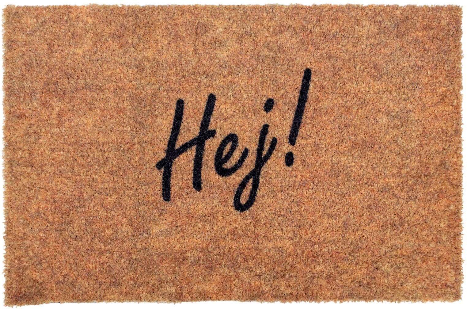 Primaflor-Ideen in Textil Fußmatte »Schmutzfangmatte COUNTRY, Hey«, rechteckig, 7 mm Höhe, Schmutzfangmatte, Kokos-Optik, mit Spruch, rutschhemmend, waschbar