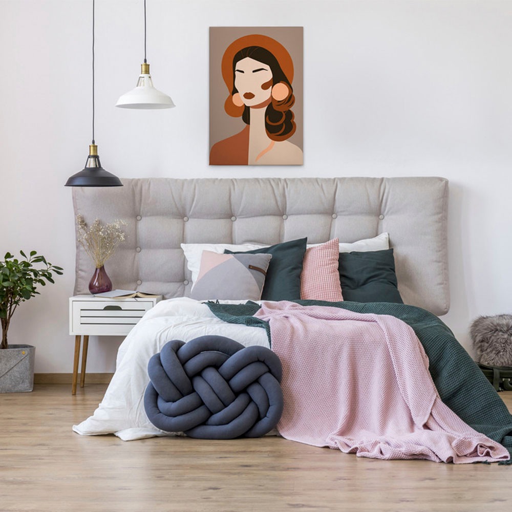 A.S. Création Leinwandbild »Diva - Wandbild Braun Grau Beige Keilrahmen Kun günstig online kaufen