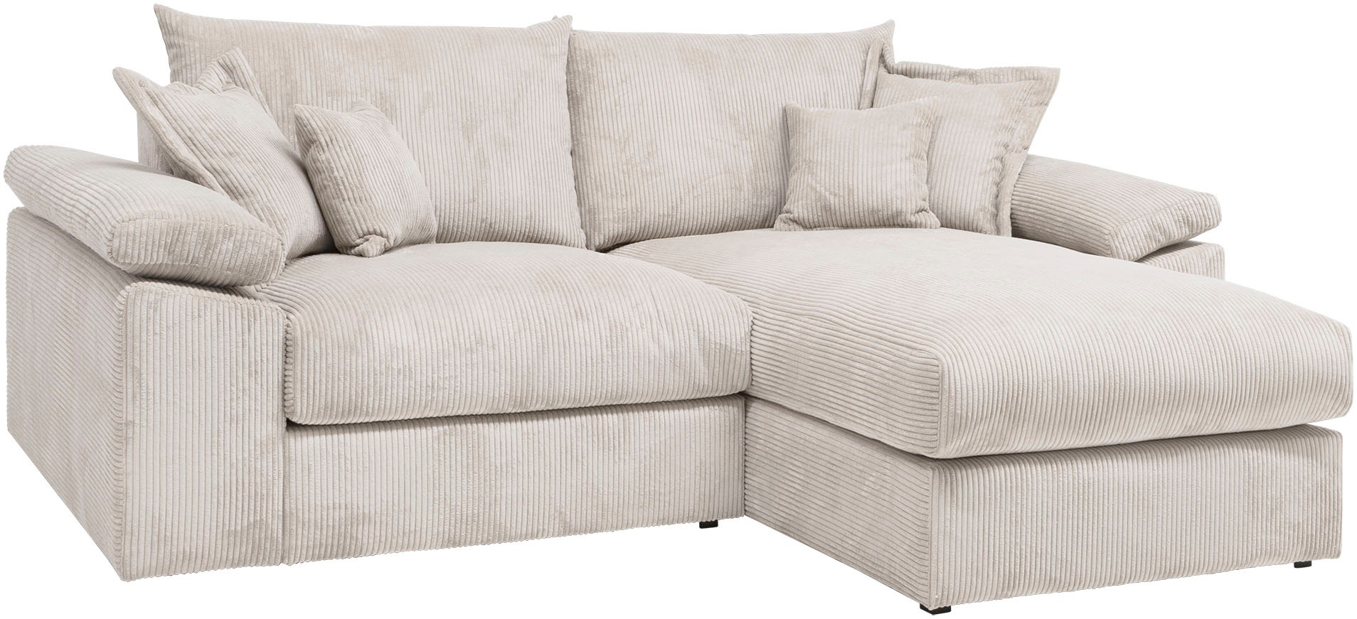 Home affaire Ecksofa »Soft&Cosy XL L-Form - Breite 246 cm«, Mega-Sofa, in C günstig online kaufen