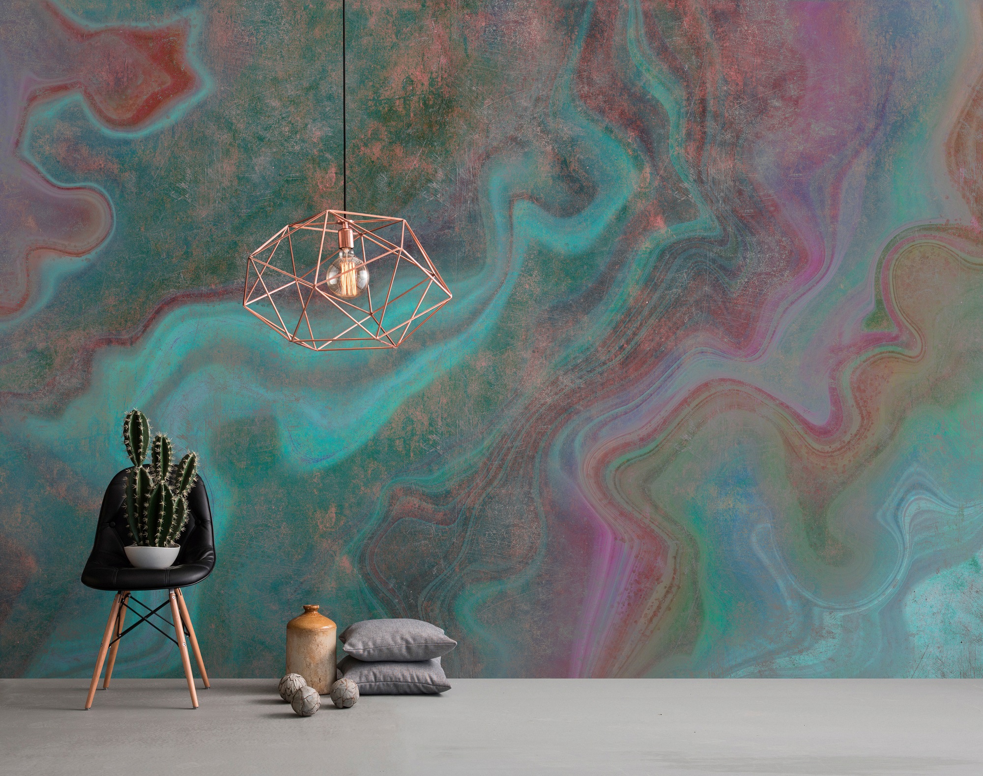 living walls Fototapete »Walls by Patel Marble 3« glatt Vlies, Wand, Schräg günstig online kaufen