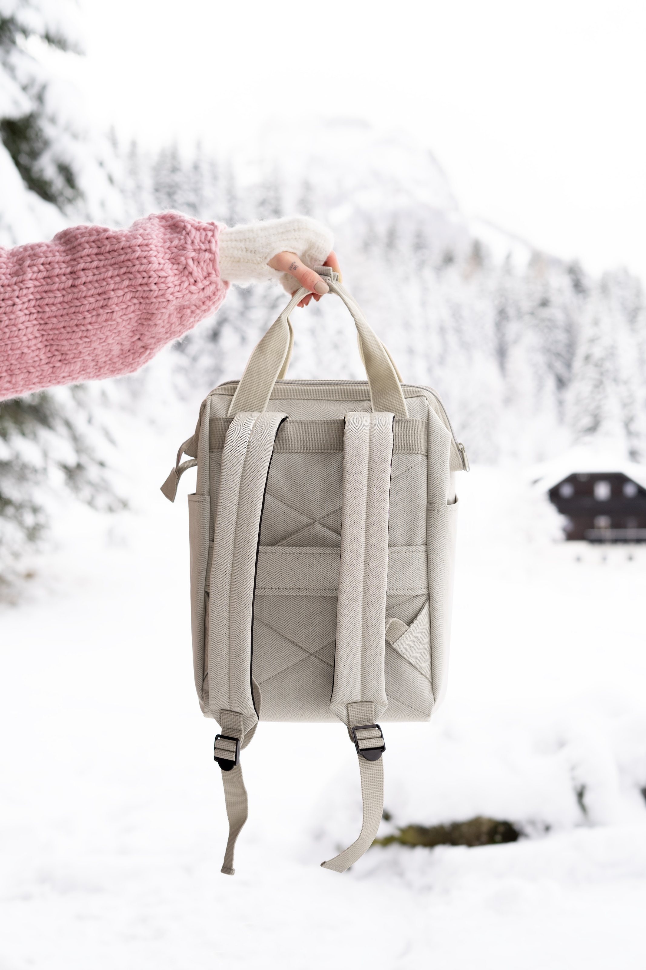 REISENTHEL® Rucksack »reisenthel allrounder R« Stecklasche zur Befestigung an Reisetrolley-Griffen