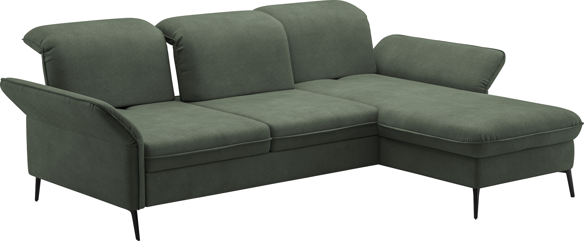 sit&more Ecksofa »Emely«, mit Sitztiefenverstellung optional mit Bettfunktion und Bettkasten