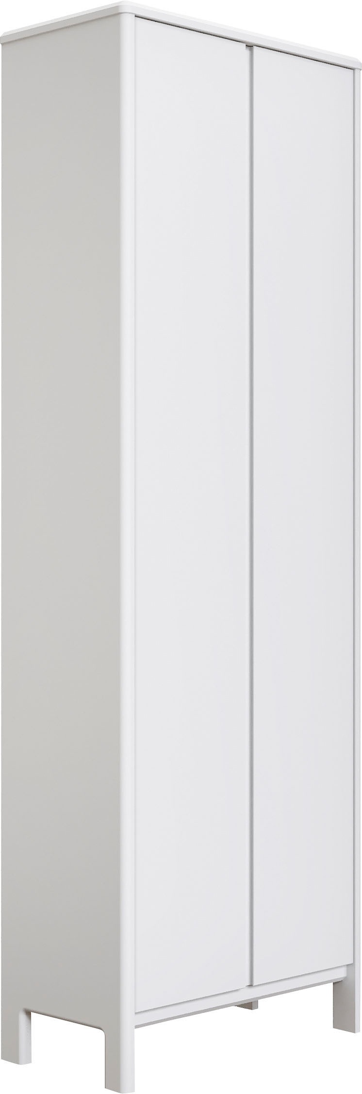 Garderobenschrank „Luven“, aus Massivholz, Höhe 192 cm, weiß B/H/T: 65 cm x 192 cm x 34 cm