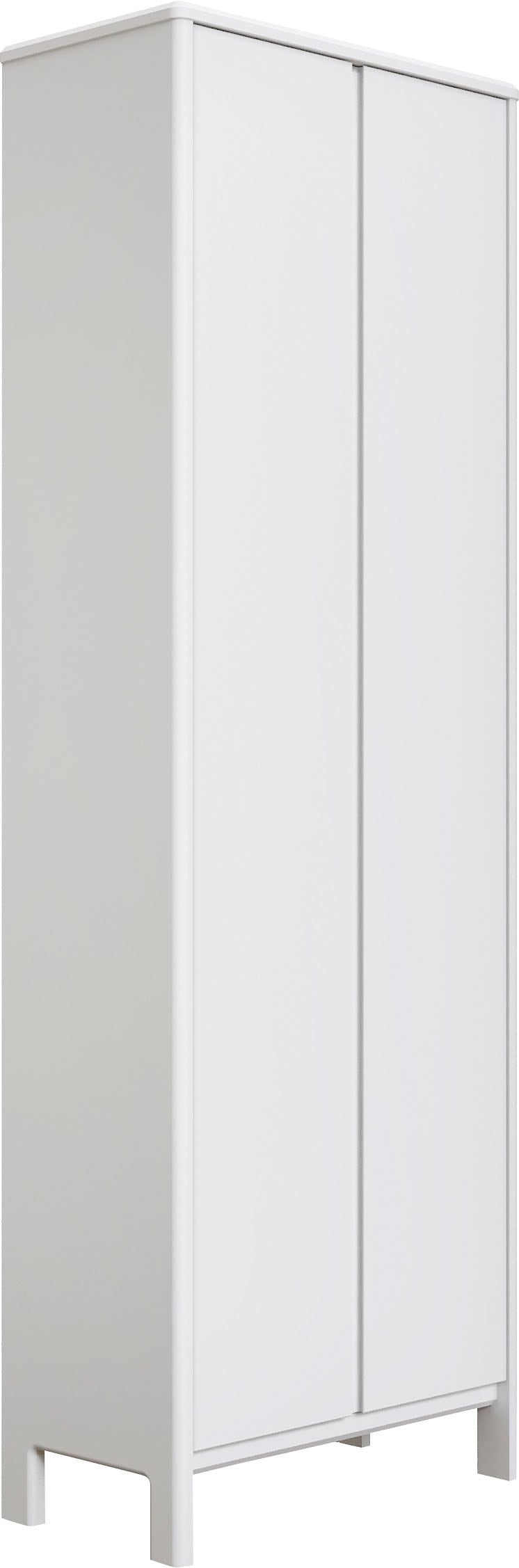Garderobenschrank „Luven“, aus Massivholz, Höhe 192 cm, weiß B/H/T: 65 cm x 192 cm x 34 cm