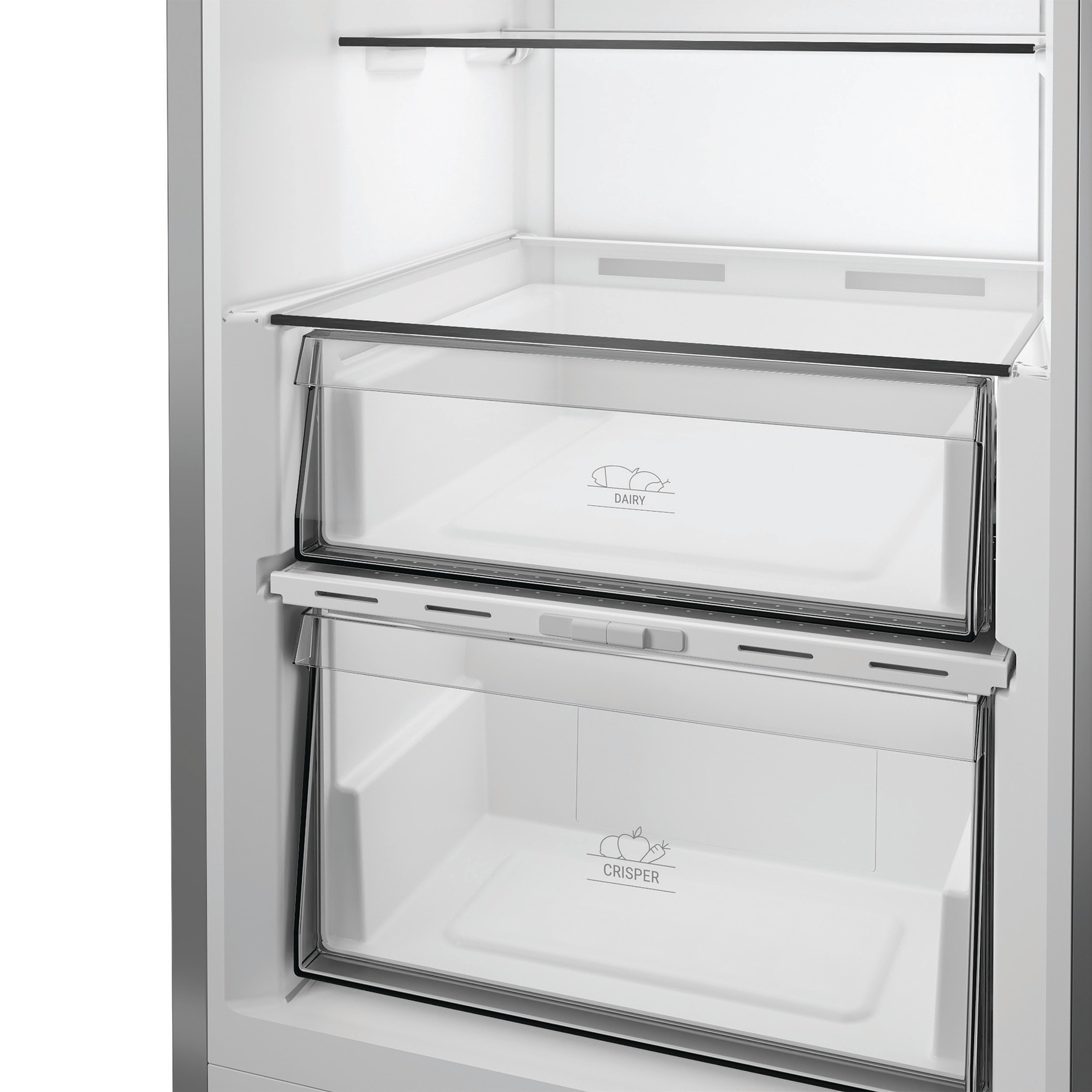 BAUKNECHT Kühlschrank KR 186GC IN »KR 186GD IN« 186,5 cm hoch 59,7 cm breit SmoothFit - 90°-Türöffnung für mehr Komfort