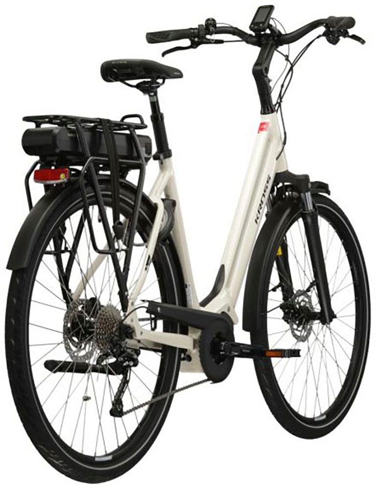 Kross E-Bike »E-Citybike Sentio Hybrid 3.0 28 Zoll beige«, 7 Gang, Shimano, DEORE T6000, Mittelmotor 250 W, Pedelec, Elektrofahrrad für Damen und Herren