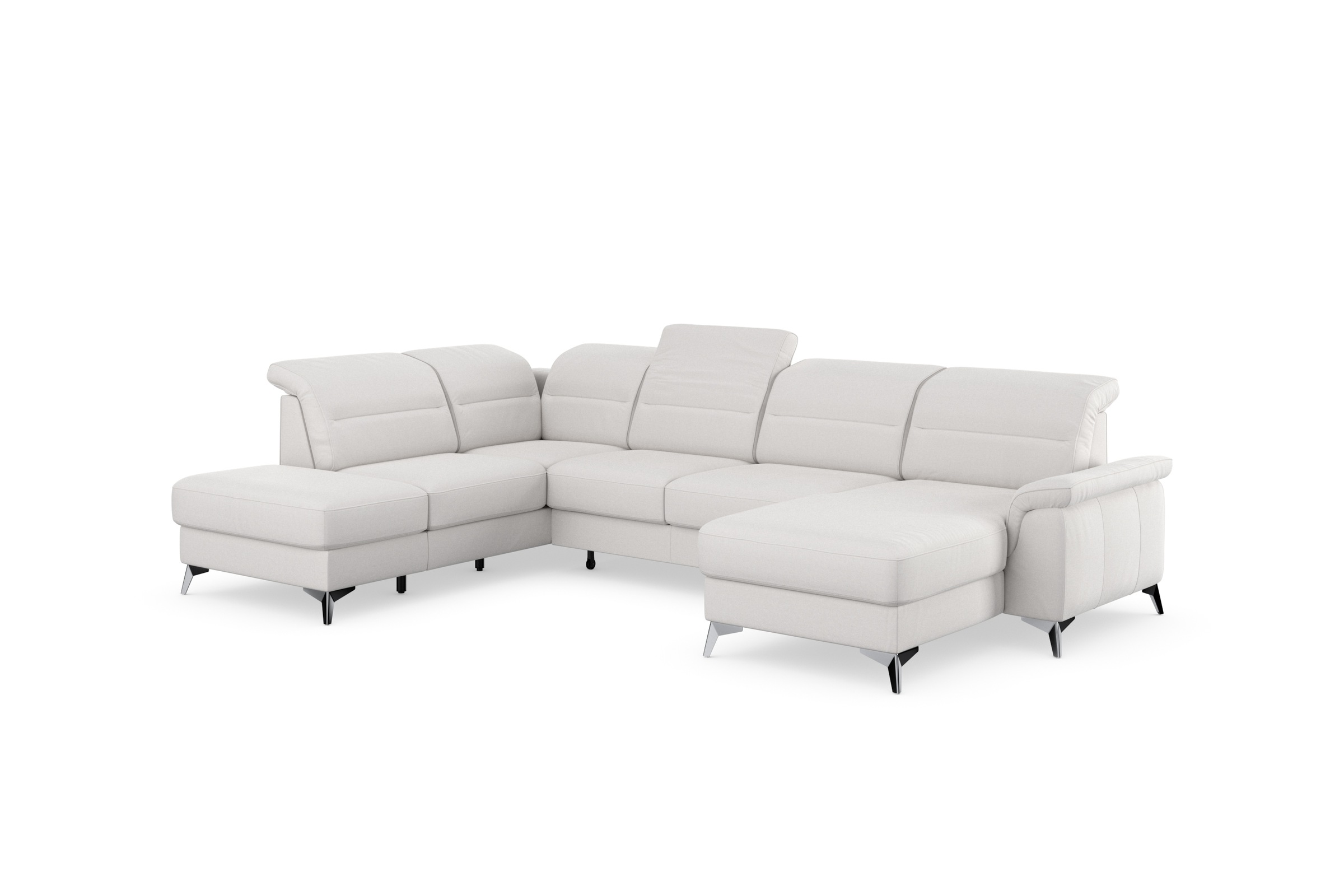 sit&more Wohnlandschaft »Sinatra U-Form«, optional mit Kopfteilverstellung und Armteilfunktion etc.