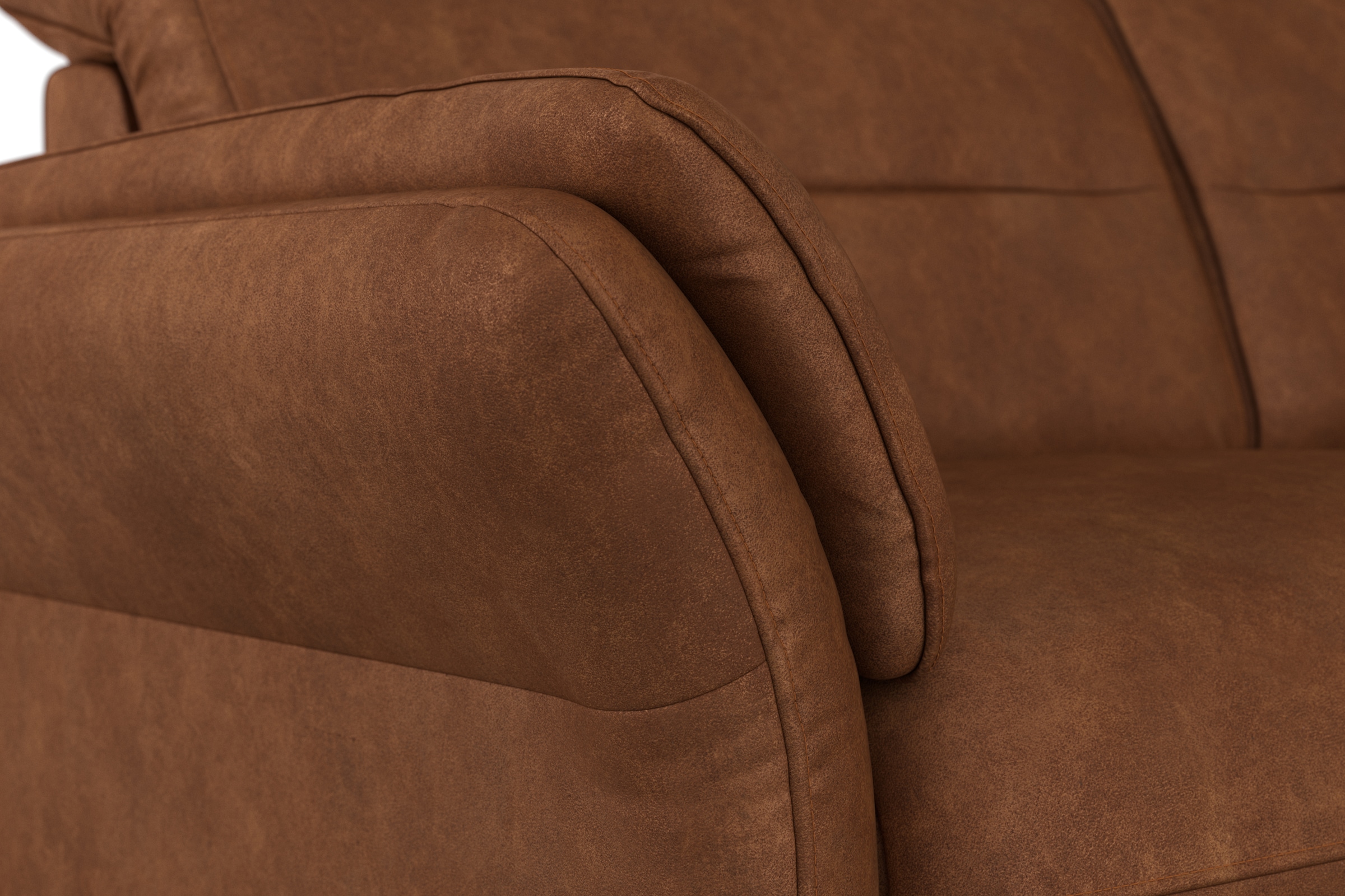 sit&more Ecksofa »Grenoble L-Form mit Federkern«, wahlweise mit Bettfunktion, Bettkasten, Arm- und Kopfteilverstellung