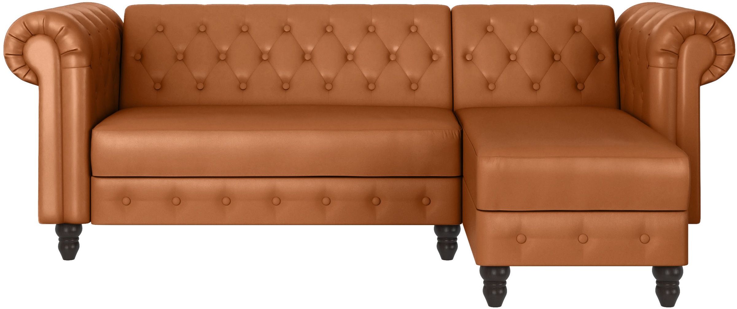 Dorel Home Ecksofa »Felix, L-Form, 241 cm (Liegefl.108x195 cm), Recamiere t günstig online kaufen