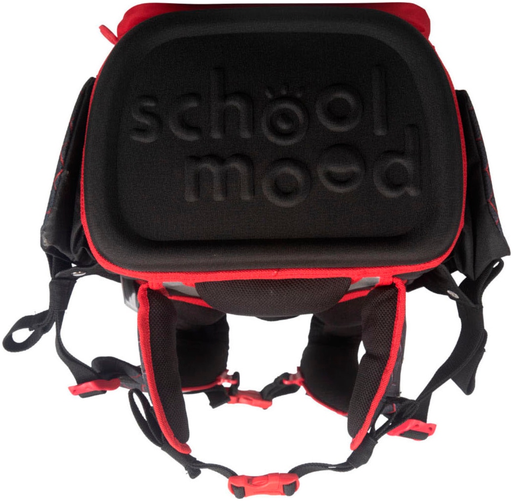 SCHOOL-MOOD® Schulranzen »Champion Pro« retroreflektierende Flächen mit LED-Patchy
