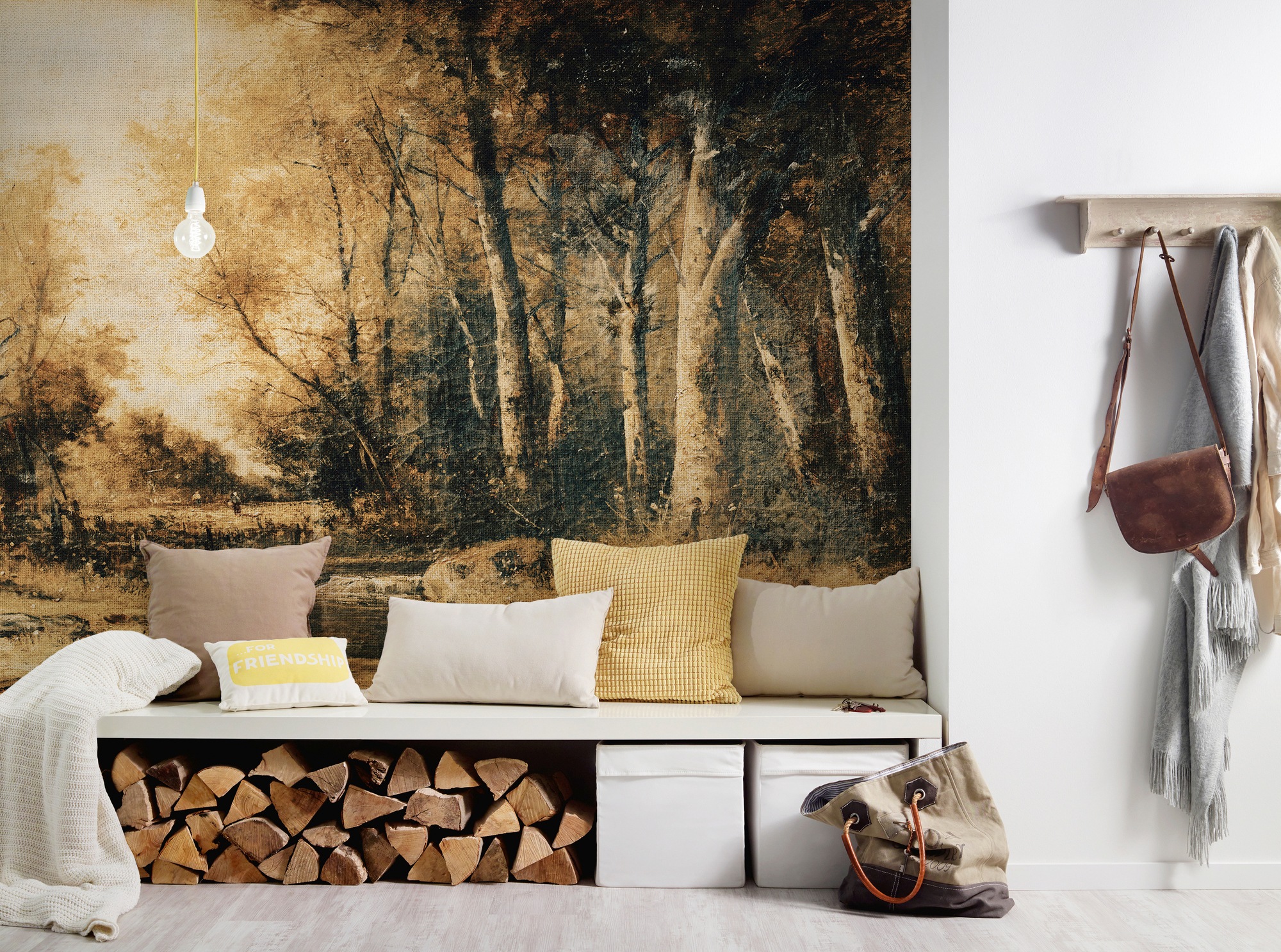 Architects Paper Fototapete »Atelier 47 Forest Painting 1« Wald glatt Vlies günstig online kaufen