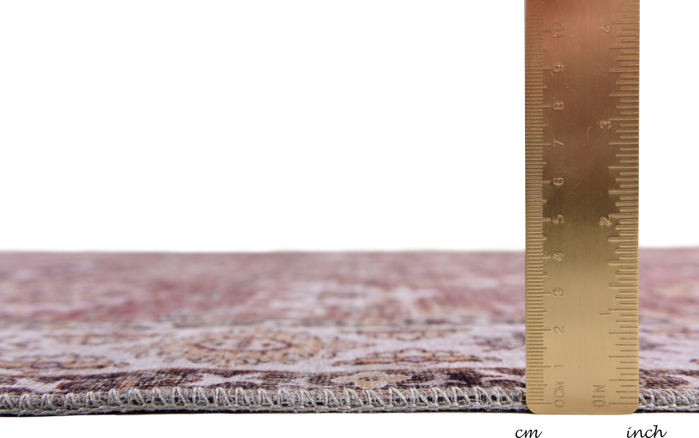 Gino Falcone Teppich »Cecilia 057«, rechteckig, 3 mm Höhe, Flachgewebe, bedruckt, Orient-Optik