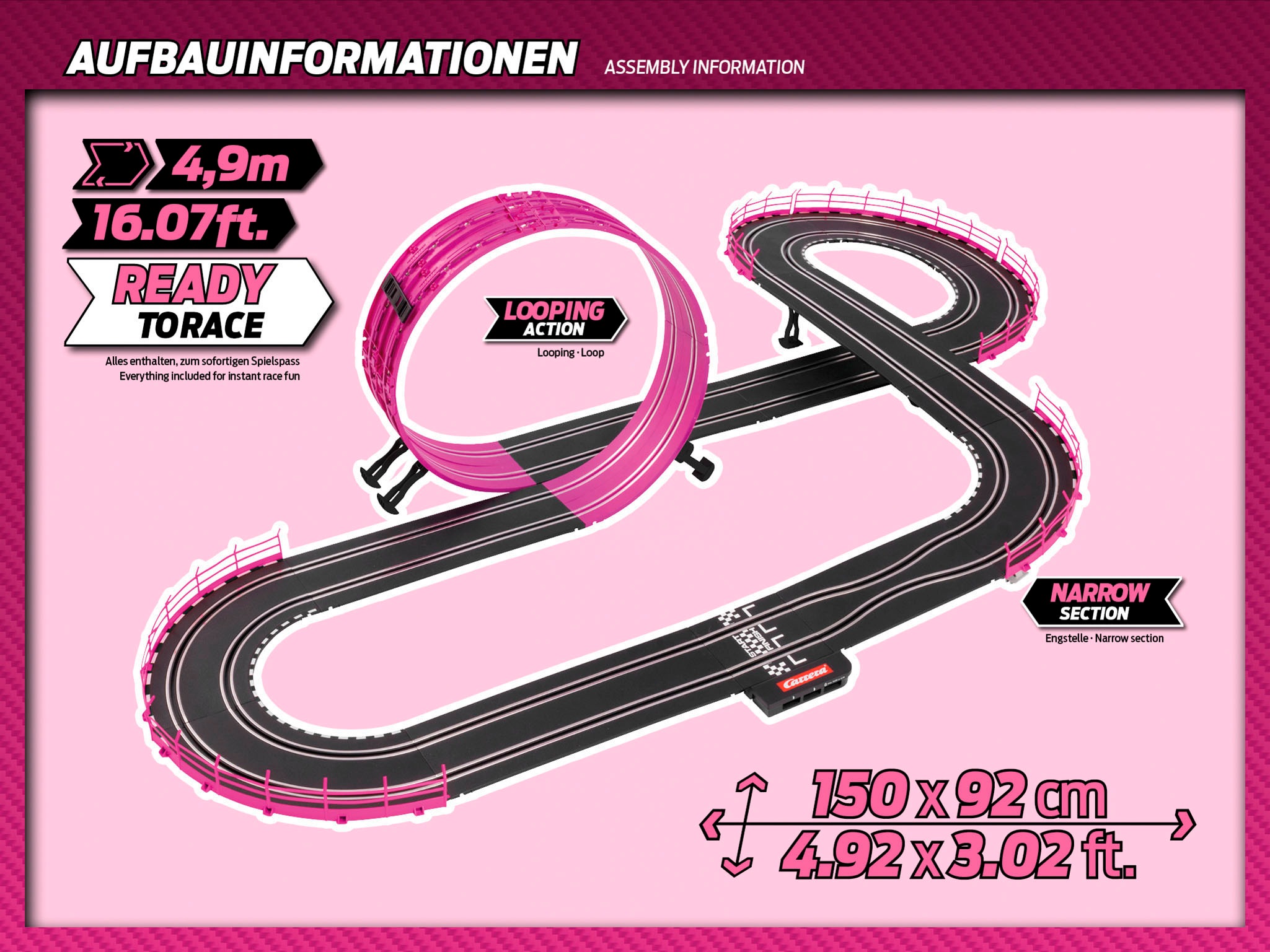 Carrera® Autorennbahn »Carrera GO!!! - Glamour Racing«