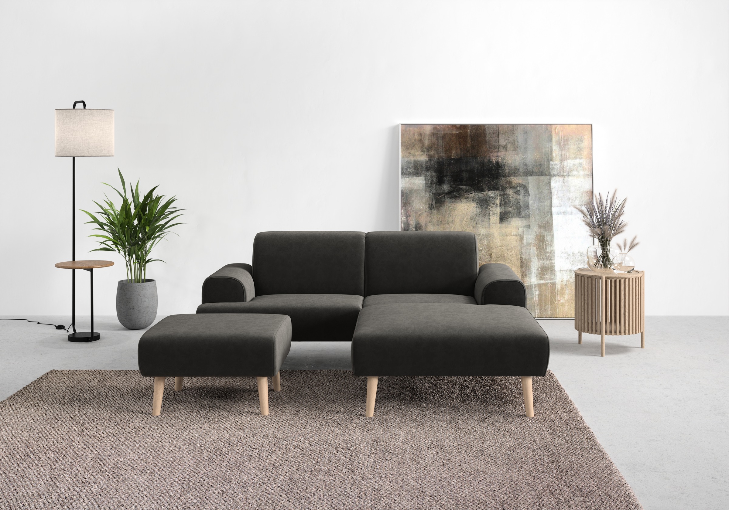 andas Ecksofa »Swift L-Form«, Federkern-Polsterung, B/T/H: 192/83/176 cm