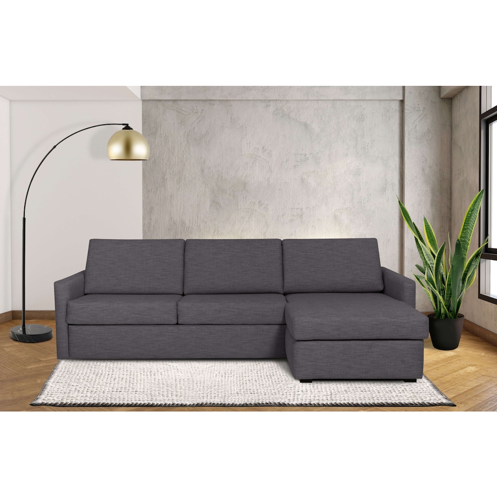 Places of Style Schlafsofa »GOLDPOINT Ecksofa 264 cm, Liegefläche (140/200cm), L-Form,«