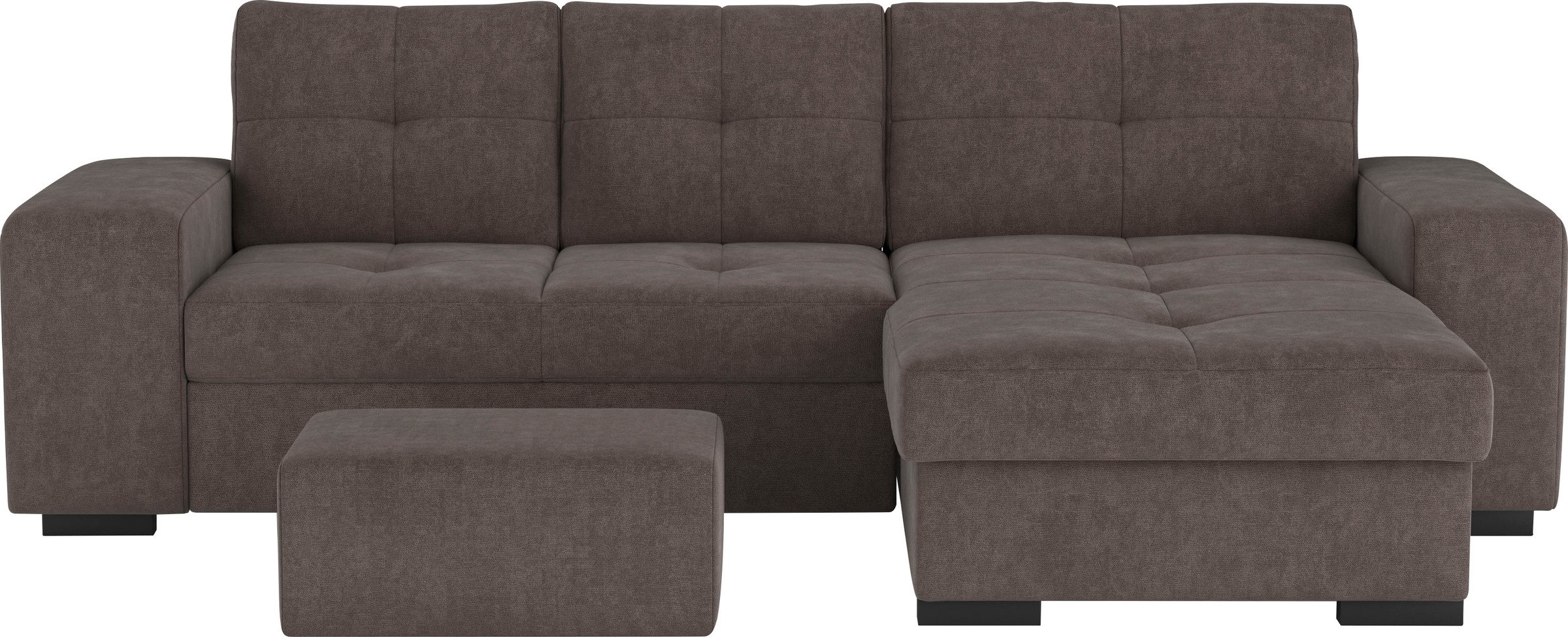 COTTA Ecksofa »Mattina L-Form«, mit Hocker, wahlweise mit Bettfunktion & Be günstig online kaufen