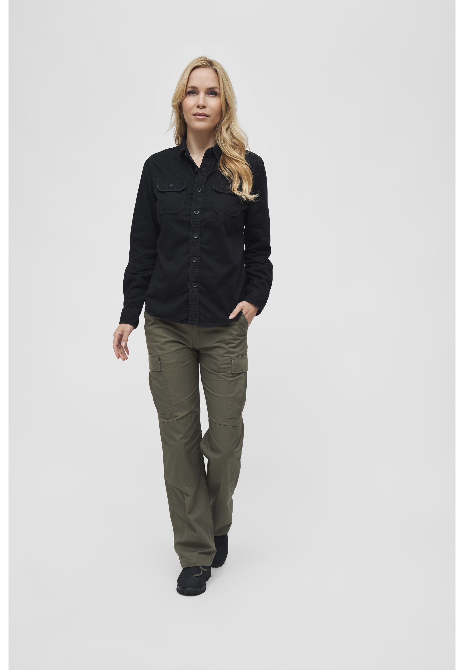 Brandit Langarmshirt »Brandit Damen Ladies Vintageshirt Longsleeve« 1 Stk.