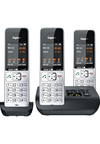 Gigaset Schnurloses DECT-Telefon »COMFORT 500A trio«, (Mobilteile: 3) kaufen