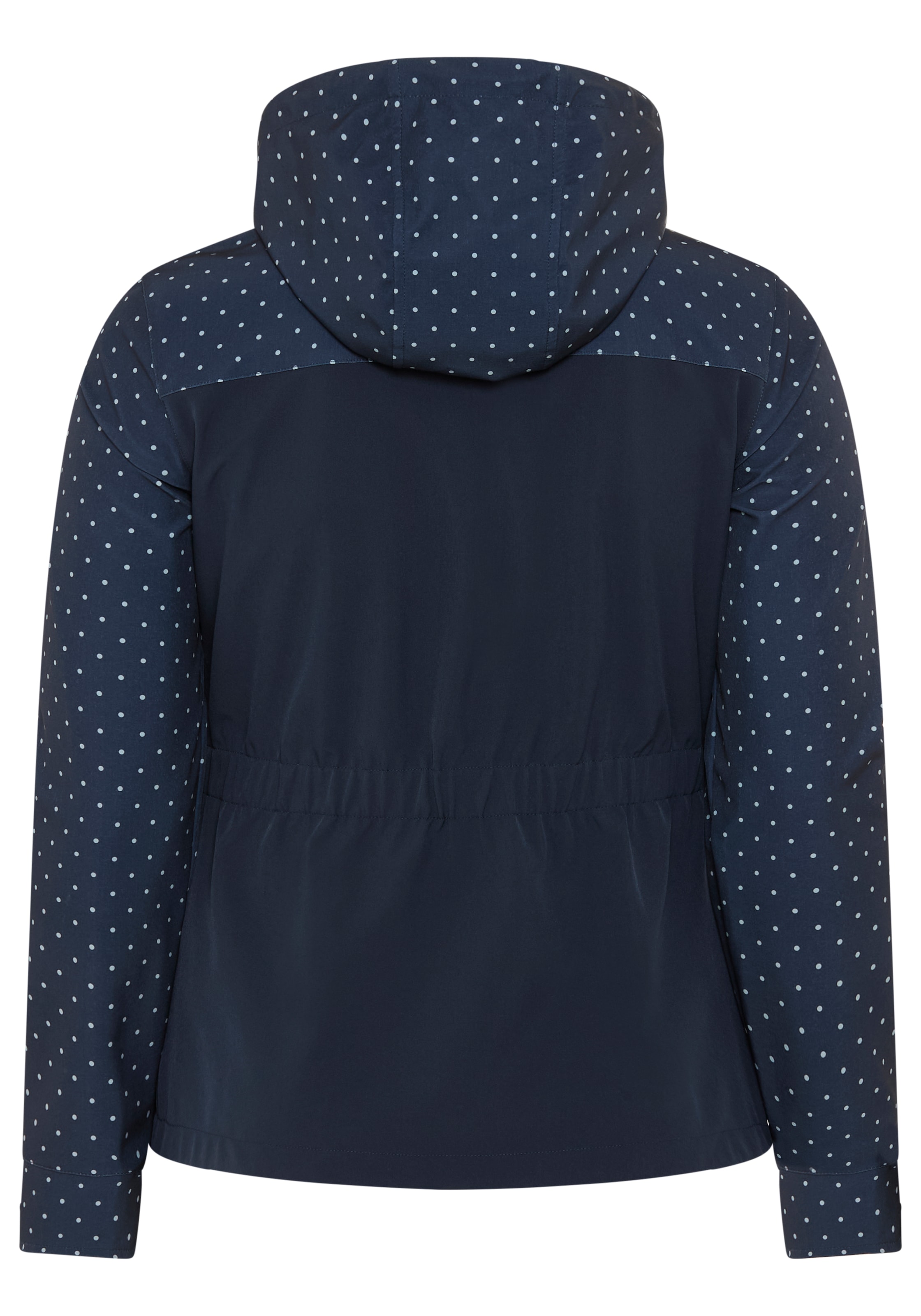 Polarino Softshelljacke mit Kapuze mit Druck, Übergangsjacke