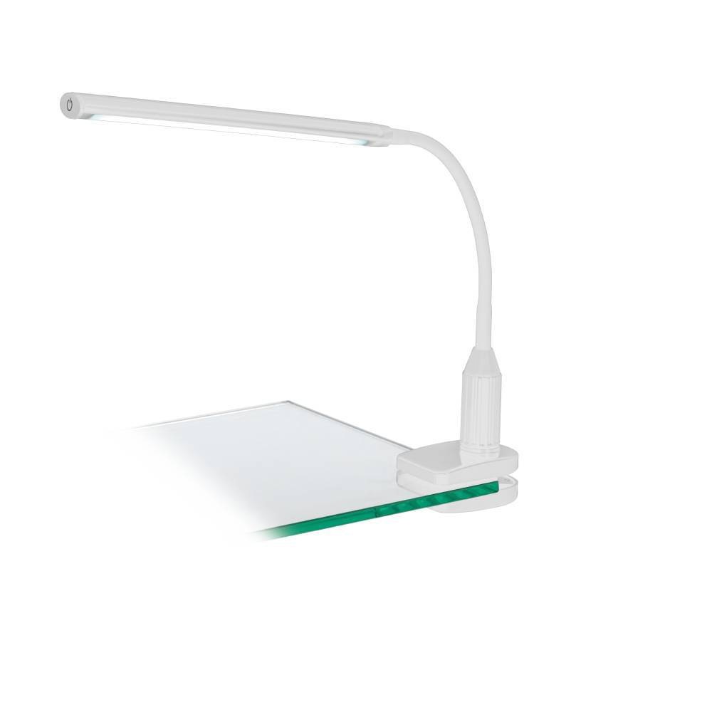 EGLO Klemmleuchte »LAROA Tischlampe, weiß, Touchsensor, 4-step dimming, Klemmlampe«, 1 flammig, Leuchtmittel LED-Board | LED fest integriert, Leselampe, Schreibtischlampe, Büro, Arbeitszimmer, 45x6,5x27,5cm