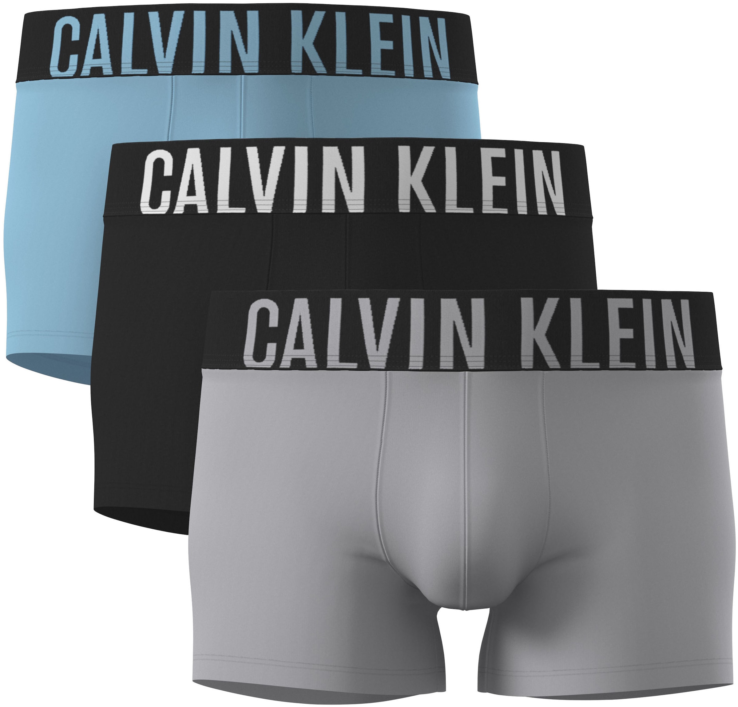 Calvin Klein Underwear Trunk »TRUNK 3PK« Packung, 3er, 3 Stk. mit Logo-Elastikbund