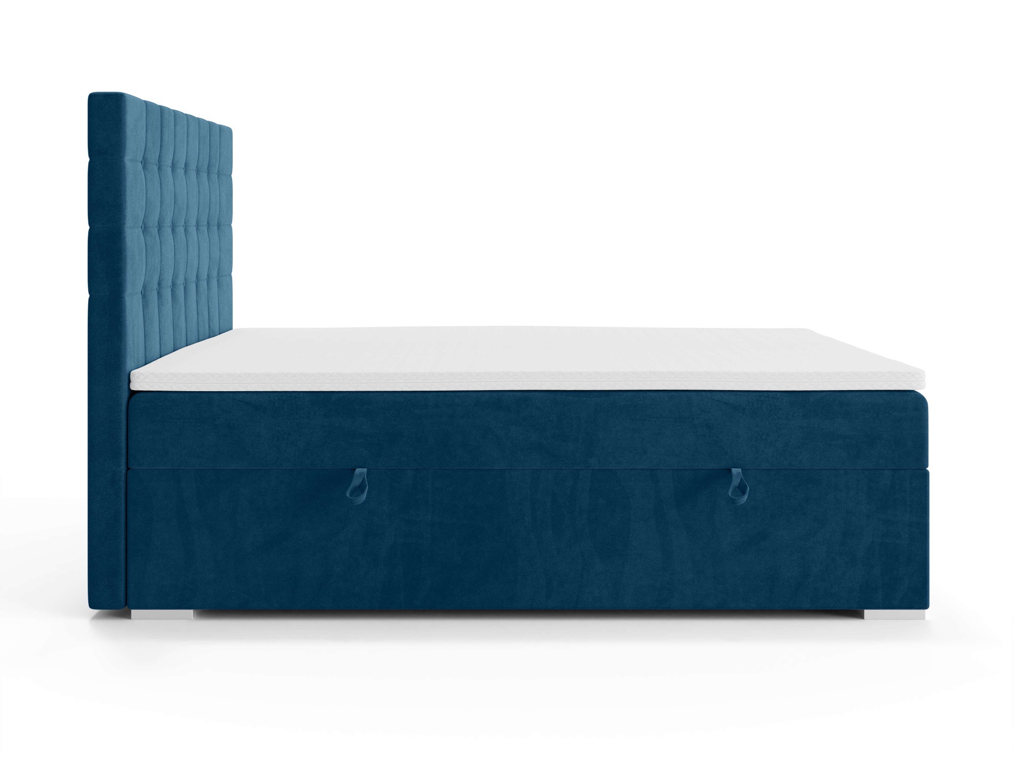 INOSIGN Polsterbett »Semla mit Matratze und Topper, in 3 Breiten (140, 160 und 180 cm)«, Boxspringbett mit Kopfteil, Bettkasten, Matratze (BFK/TFK) und Topper