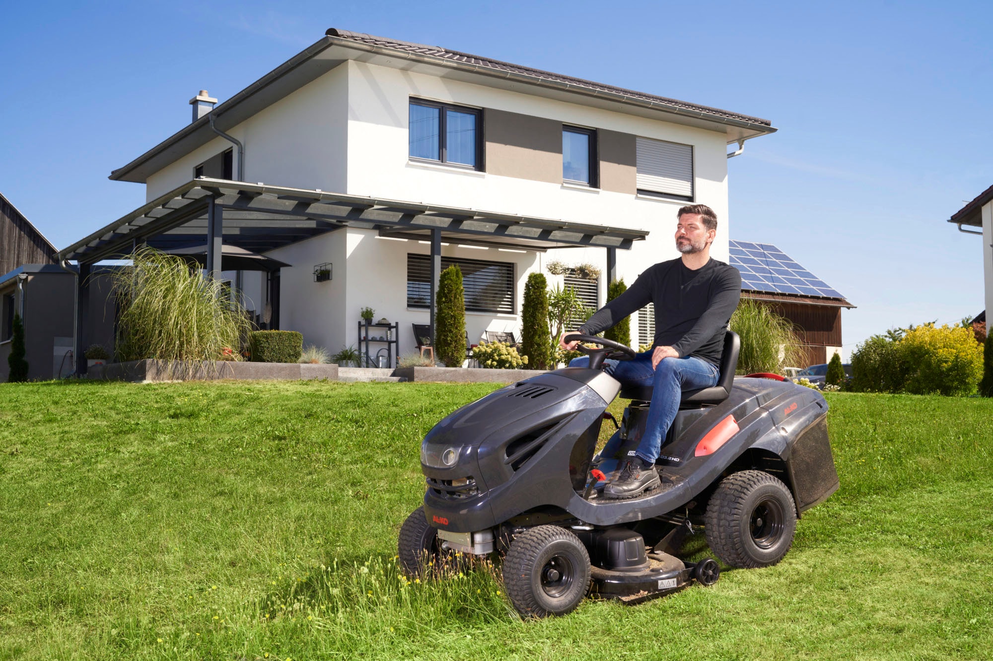 AL-KO Rasentraktor »Benzin-Rasentraktor Comfort 18-103.4 HD-A V2«, 2 Zylinder