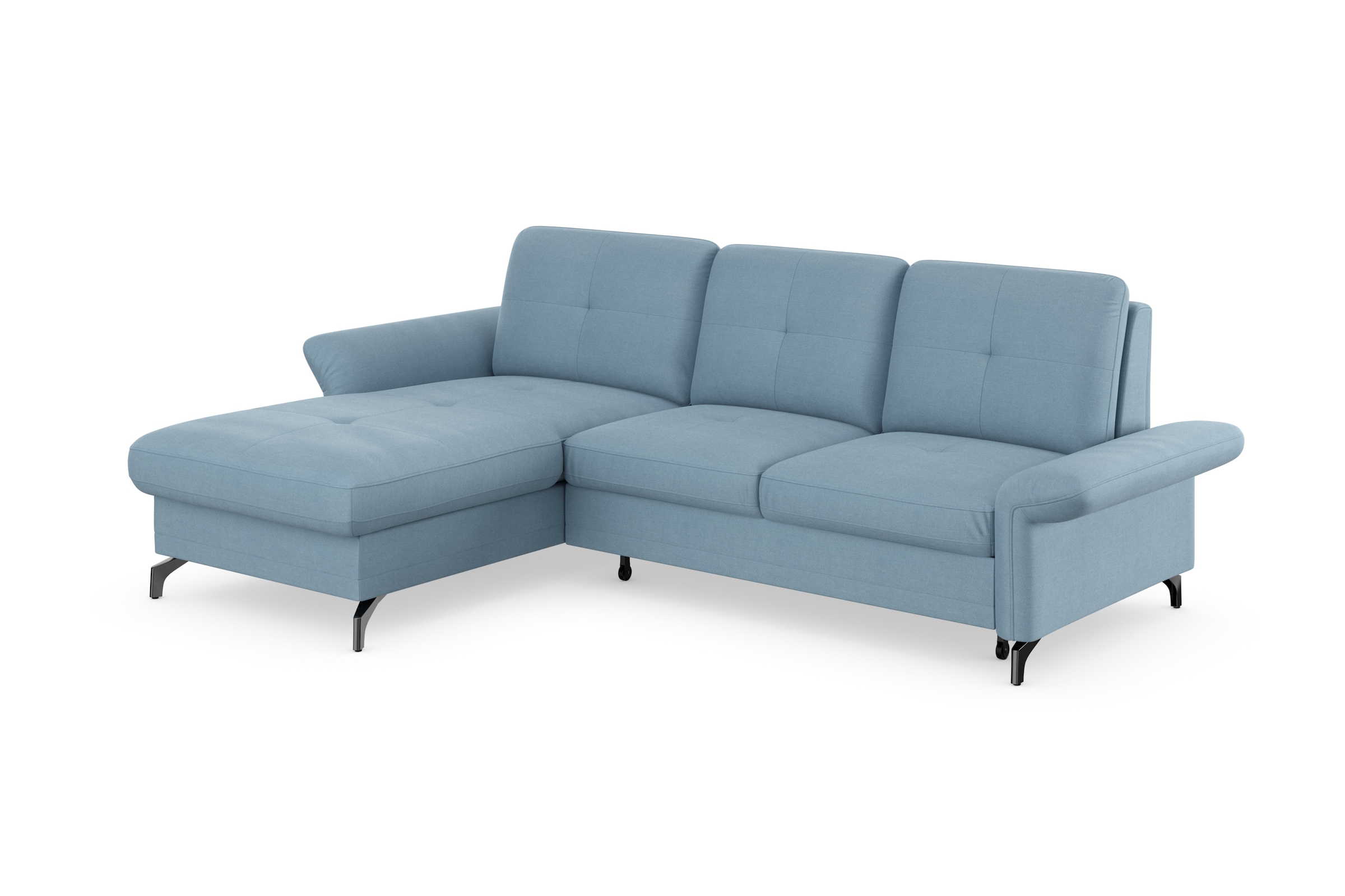 Places of Style Ecksofa "Calando L-Form", wahlweise mit Bettfunktion, Bettk günstig online kaufen