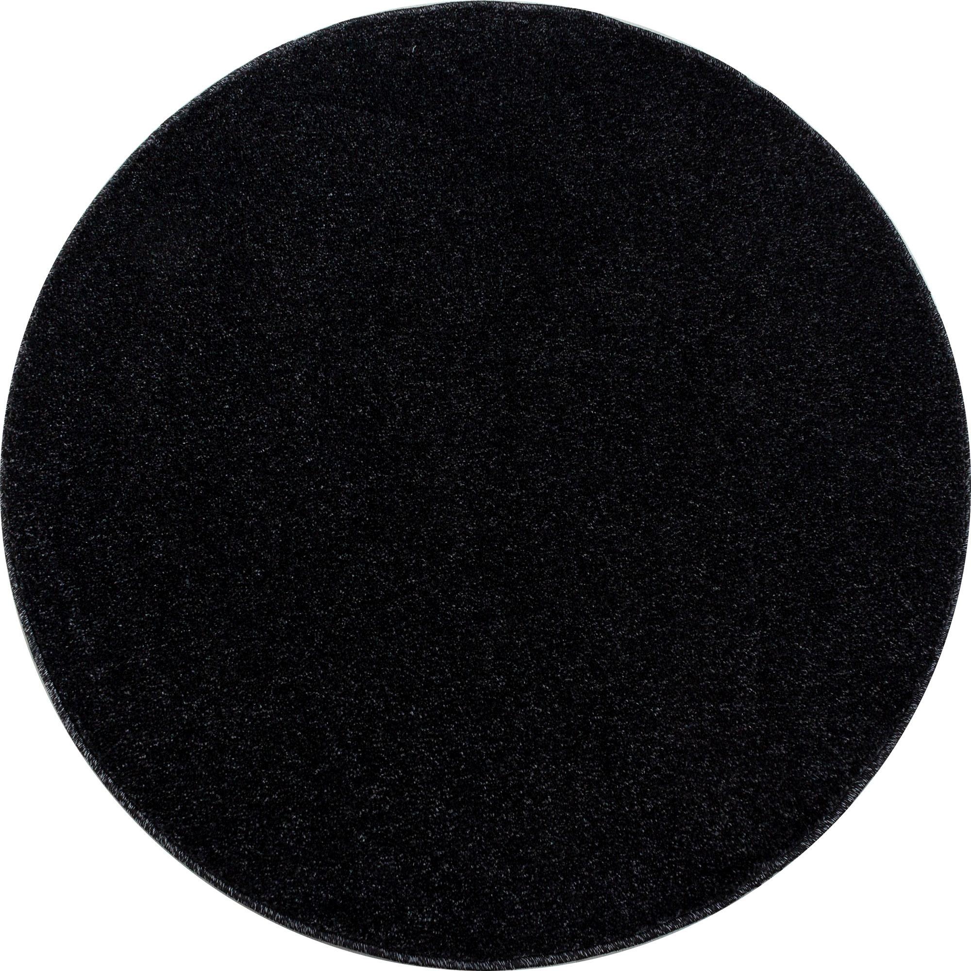 Ayyildiz Teppiche Teppich »ATA«, rund, 10 mm Höhe, Kurzflor, uni, große Far günstig online kaufen