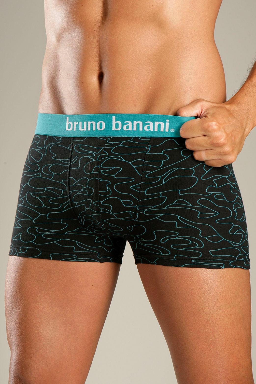 Bruno Banani Boxer »Boxershorts für Herren«, (Packung, 4 St.), mit Kontrast-Webbund