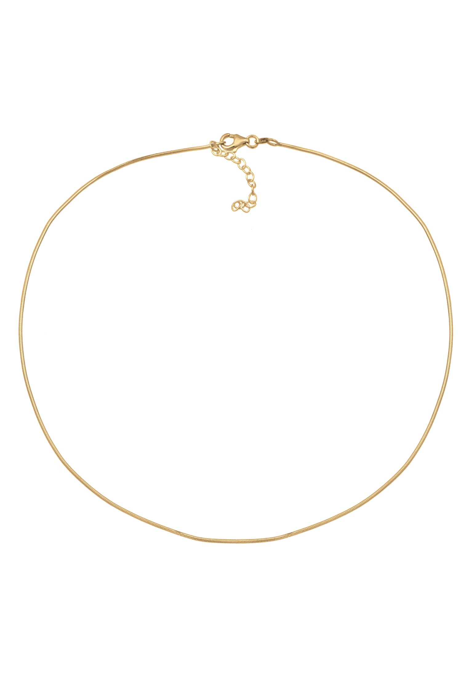 Elli Kette ohne Anhänger »Runde Schlangenkette Basic 925 Sterling Silber«